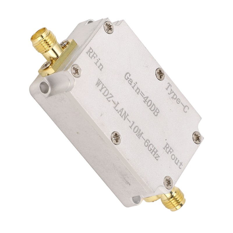 Low Noise Amplifier 40DB Gain 10M To 6GHz Precise Transmission