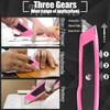 Jetmore Box Cutter, 2 Pack Pink Utility Knife, Durable Razor