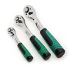 TOPWAY 3/8" Drive Ratchet Handle, 72-Teeth Quick-Released Socket Wrench Handle,