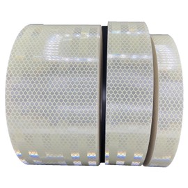 Glow/Reflective Tape 1" 2" 4" Widths & 5' 10' 20' 30' Lengths Prismatic Luminous Adhesive Safety Material (1" x 20')