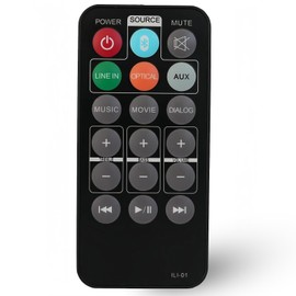 Replacement Remote Control for iLive Soundbar Sound Bar Audio System ITB404B ITB066B ITB174B ITB284B ITBSW285B ITB284 ITB490B HD