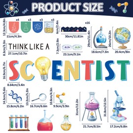 Science Bulletin Board Decorations Science Classroom Decor Decorations Classroom Scientist Laboratory Cut Outs for Home Wall Door Back to School Teacher Supplies