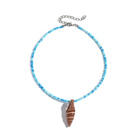 JOYEAR Starfish Necklace,Seashell Beachy Necklaces Summer Jewelry Hawaiian Boho Necklace for Women Gift (Shell-G)