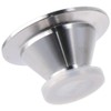 AllGIFT Reducing Pipe Silver Durable ISO-KF Flange Tapered Pipeline KF50
