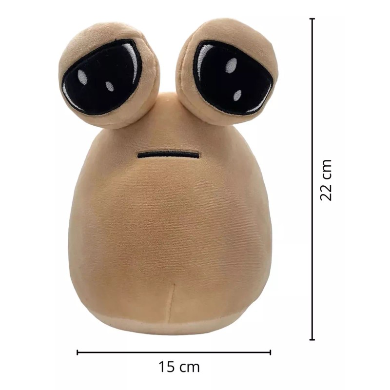 Jextech Peluche Pou Personalizable Juego Lindo Detalle 22cm