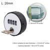 Maizoon Combination Cabinet Cam Lock 4 Digital Resettable Round Padlock