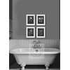 Gnosis Picture Archive Bathroom Decor Set of 4 Art Prints