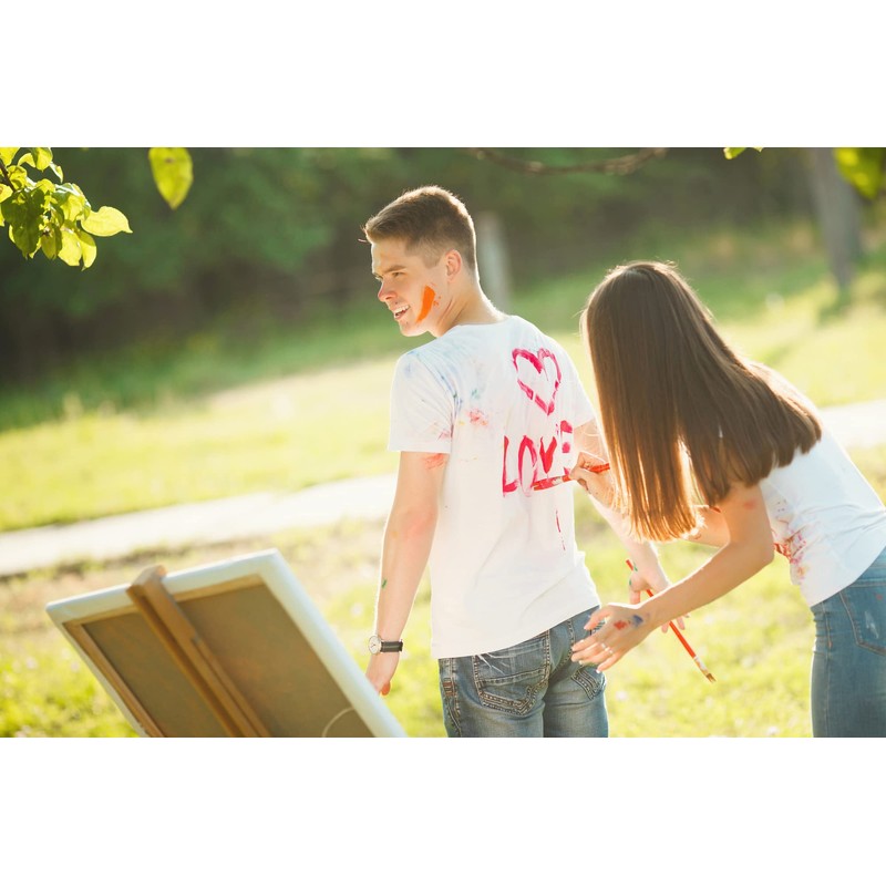 Stylex 28959 Textile Paint 6 Plastic Cups 40 ml Permanent