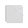 Jollein Jersey Fitted Sheet, 60 x 120 cm, White, Pack