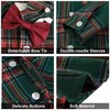QURYPOMO Boys Christmas Suit Toddler Gentleman Outfits Long Sleeve Bow