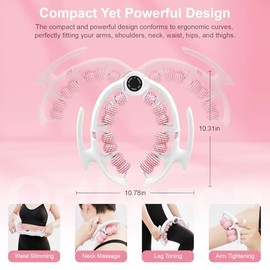 Cellulite Massage Roller, Cellulite Roller for Legs & Body, Handheld Muscle and Fascia Massager for Arms Waist Stomach, Anti Cellulite Massager Stick for Relaxation