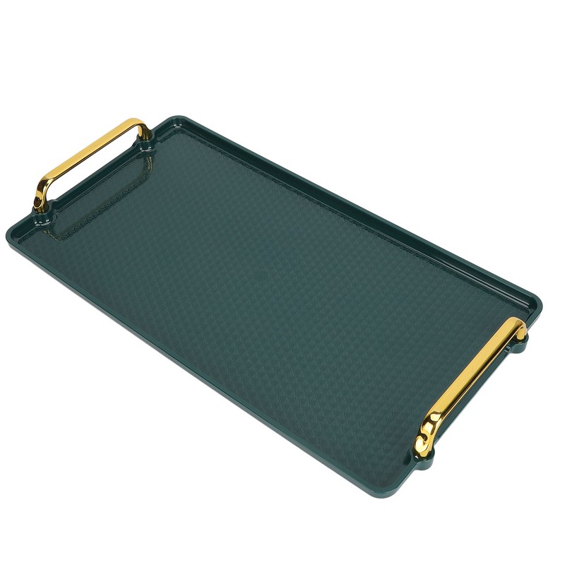 Large Handle Tray Double Ear Plastic Tray Rectangular Stable Multifunctional