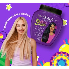 Crema Para Peinar Cabello Liso Anti Frizz Skala Mais Lisos