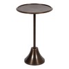 Kate and Laurel Sanzo Modern Pedestal Side Table; 15 x