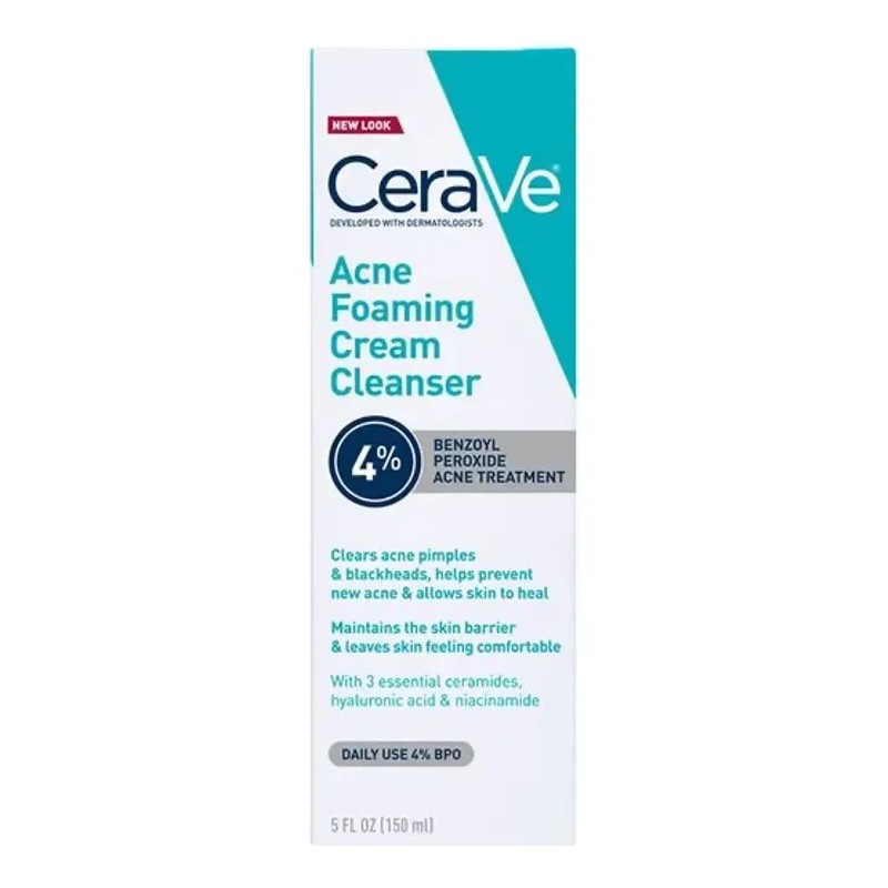 CeraVe Cleanser Espuma Limpiadora para Acné 150 ml | Control