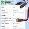 Vansdon Solar to XT60i Extension Cable 12AWG 10FT XT60i Female