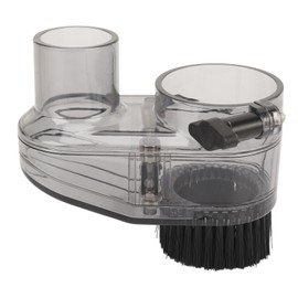 gernie 52 mm CNC Router Dust Protection Shoe with Nylon Brush, Transparent, Magnetic, Adjustable Height, Easy to Use, CNC Dust Protection Shoe for 52 mm Spindle Motors