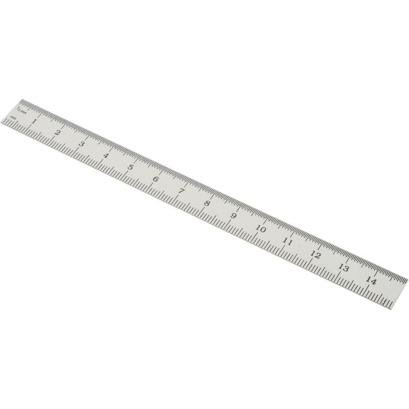 SPI 14-680-6 Flexible Steel Rule: Metric 12.7mm Wide x 150mm