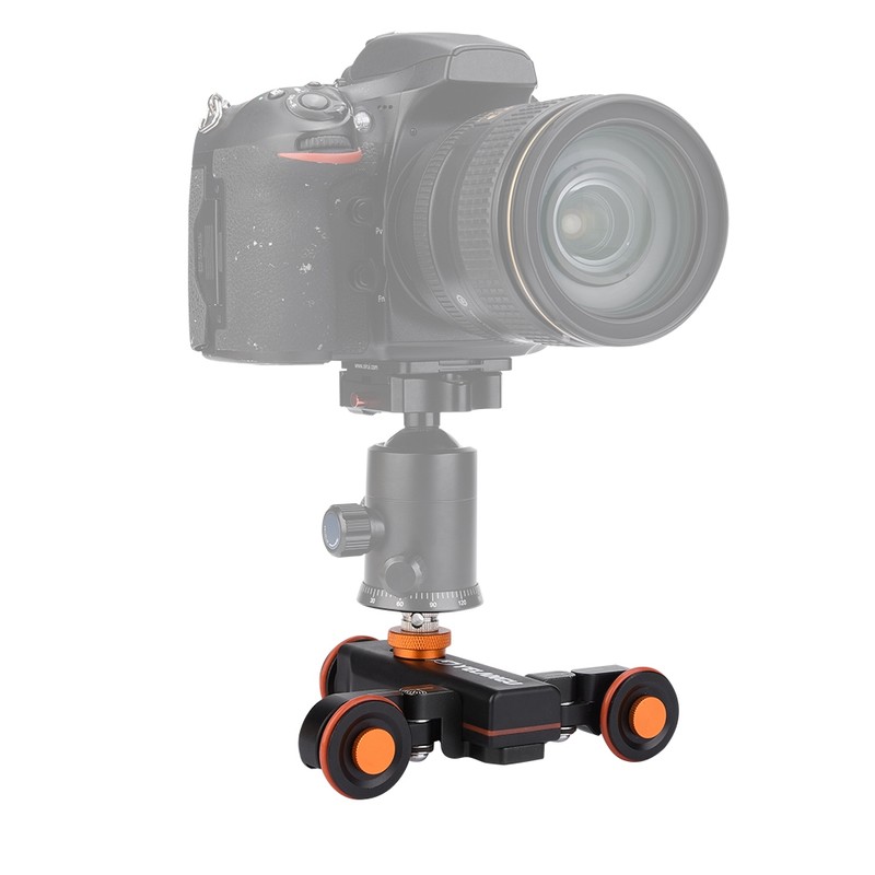 YELANGU L4X Mini Motorized Electric Track Slider Motor Dolly Truck