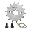 Saihisday 428 Chain Sprocket 14T 17mm Front Engine Sprocket Compatible