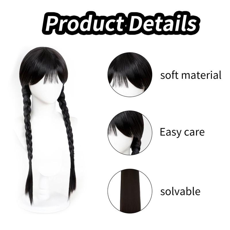 Wednesday Women's Wig (Black)