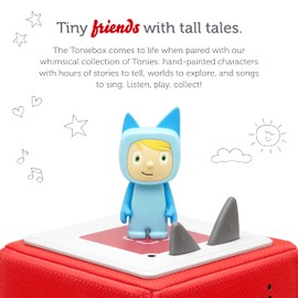 Tonies Creative Audio Character - Record and Upload up to 90 Minutes of Your Own Stories and Songs - Light Blue/Light