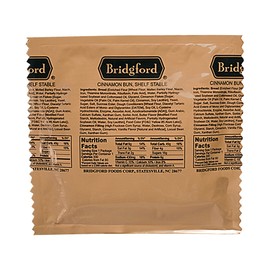 Bridgford MRE Cinnamon Bun - Ready-to-Eat Breakfast Snack - 6 Pack - Nutritious Shelf-Stable Survival Food for Camping, Emergency Food Supply, Outdoor Adventures, and Survival Kits