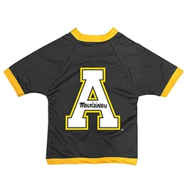 All Star Dogs Appalachian State Mountaineers Athletic Mesh Dog Jersey (Team Color, XX-Large)