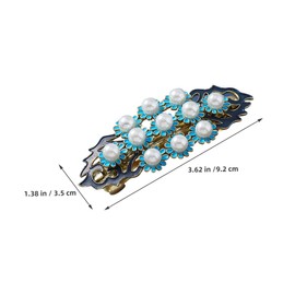 FOMIYES Retro Hair Clips Chinese Handmade Flower Girl Hair Accessory Vintage Barrettes for Ponytail Holder Hairpin Accessory Set