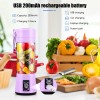 Unbranded 380ml Mini Blender Portable Juicer Cup USB Rechargeable Fruit