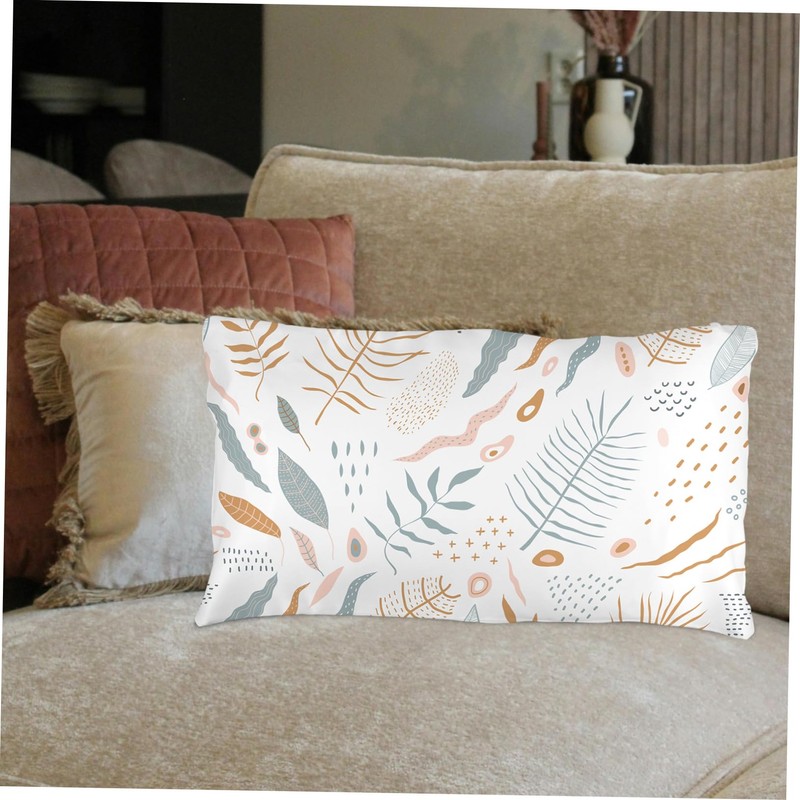ABOOFAN 2pcs Sublimation Pillow Covers with Zipper Blank Pillowcases for