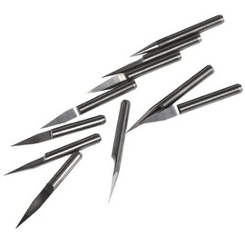 DN 20 Degree 0.1mm Carbide Engraving Bits CNC Router Tool for PCB Board (Pack of 10)