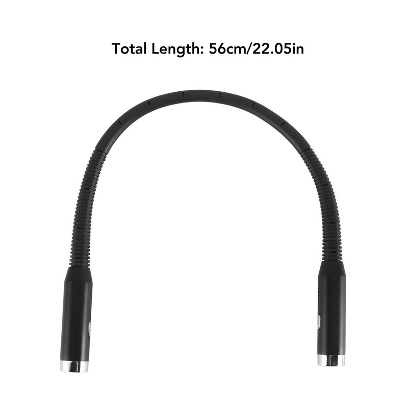 LED Neck Reading Light 3 Colors 3 Brightness Levels Bendable