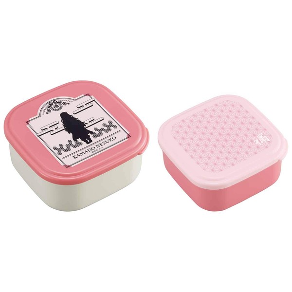 OSK SSP-22 Demon Slayer Lunch Box, Nezuko Pattern, Pink, Seal