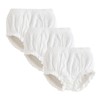SOBOWO 3-Pack Bloomers for Baby Girls Diaper Covers Ribbed Ruffle