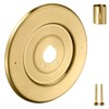 Shower Handle Cover Plate, Brushed Gold,for One-Handle Tub and Shower