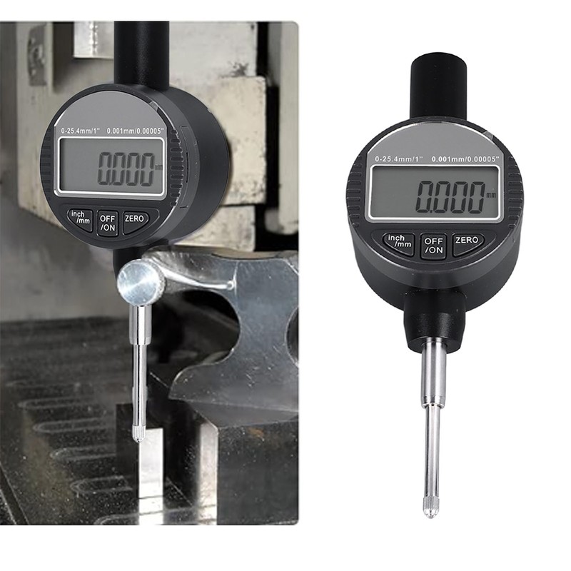 Digital Dial Indicator 3V 0‑25.4mm Range 0.001mm Resolution Digital Probe