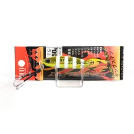 DUO PJA0126 Metal Jig Drag Metal Cast Tungsten 1.8 oz (50 g) Gold Zebra Glow Total Length: 2.0 inches (52 mm)