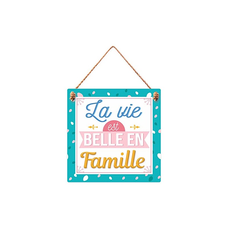 Sud Trading La Vie est Belle Wooden Sign