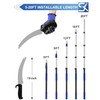 SKGPOLE Pole Saws for Tree Trimming, 5-20 Foot Manual Pruning