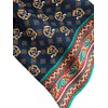 JWSilk - Bufanda larga de seda para hombre, Cuadrados azul