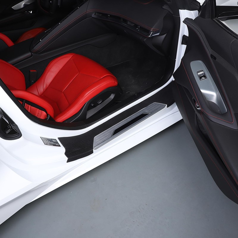 Suetlcoity Door Sill Protector Edge Guard Compatible with Corvette C8