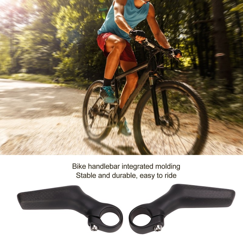 Mountain Bike Handlebars Bar Ends 1 Pair Carbon Fiber 3K