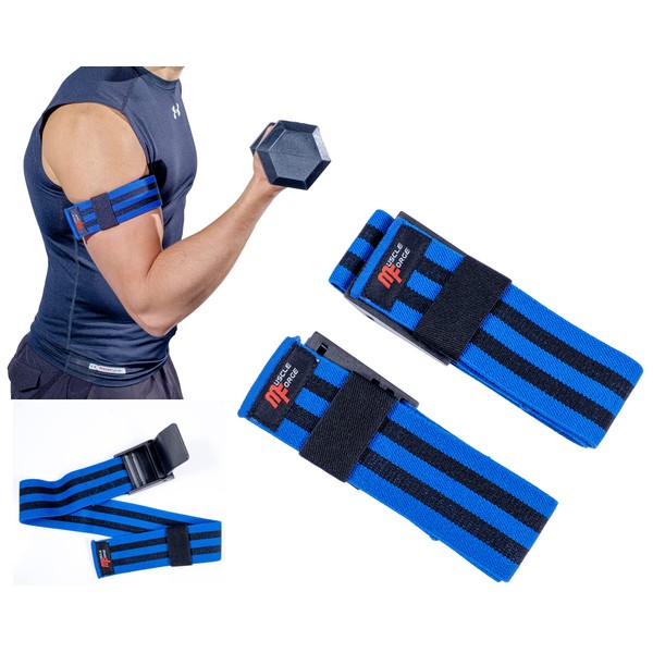 MuscleForge® BFR Bands, Occlusion Training Bands for Blood Flow Restriction