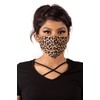 C.C Reusable Washable Face Mask, Leopard Latte