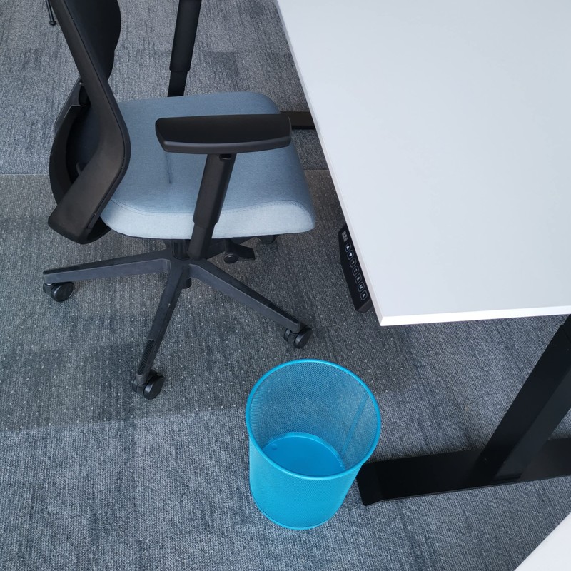Leviatan Office Waste Paper Bin, 12 L, Wire Mesh Waste
