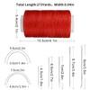 250M Leather Waxed Thread, Sewing Waxed Thread Cord with Leather
