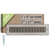 Fits 2x10 Duct Opening | Toe Kick Vent Cover by