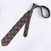 Alizeal Mens Floral Patterned Necktie with Pocket Square for Formal