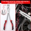 Long Reach XL Dual Pivot Wire Cutting Pliers Double-Joint Side